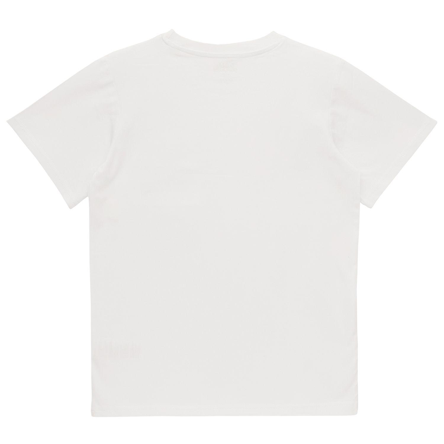 Polera Manga Corta Niño Bubblegummers Castaño Blanco-1
