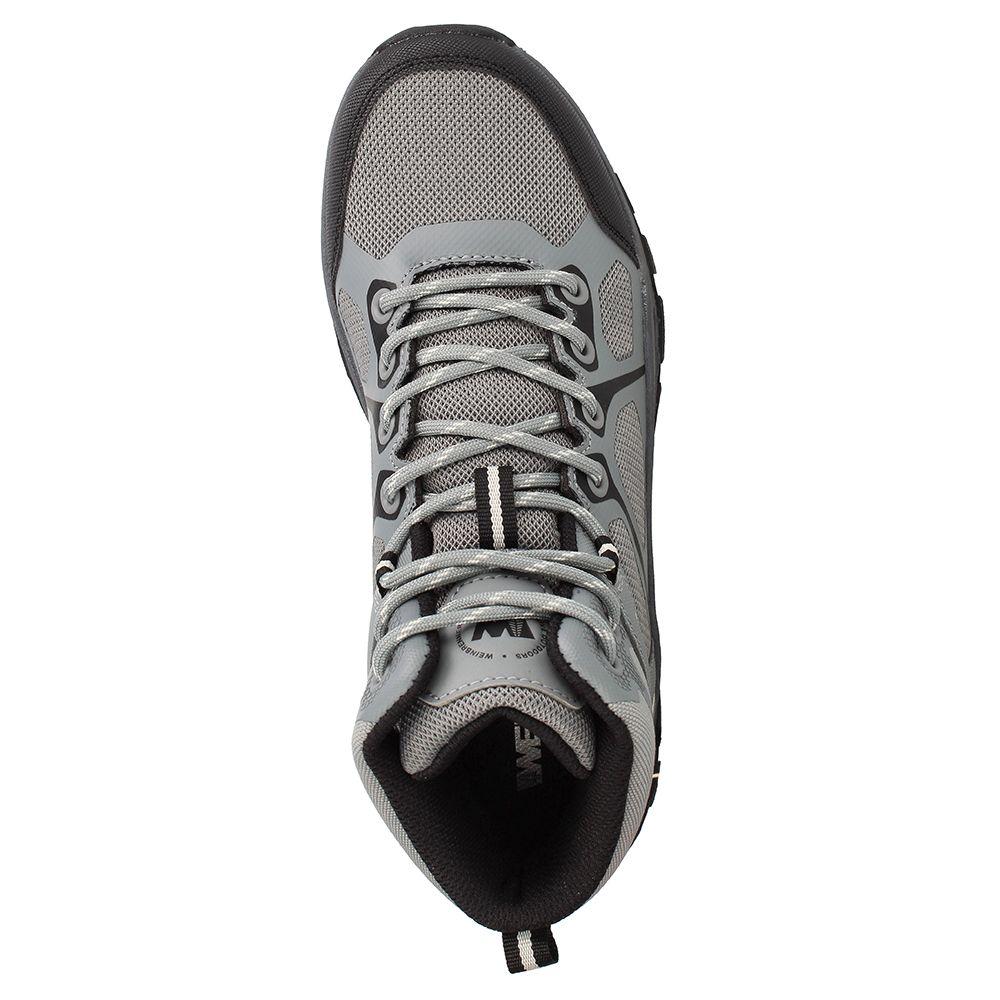 Botín Mujer Weinbrenner Baxter Mid Azul Claro - Gris-5
