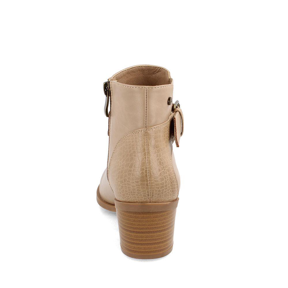 BOTÍN TEXANO MUJER BATA LITYA TAUPE-2