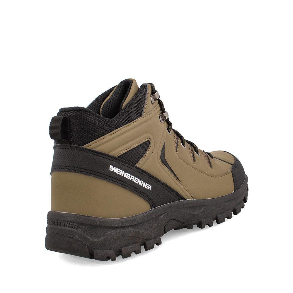 Botín Hombre Weinbrenner Florida Gator Mid Café - Negro-3