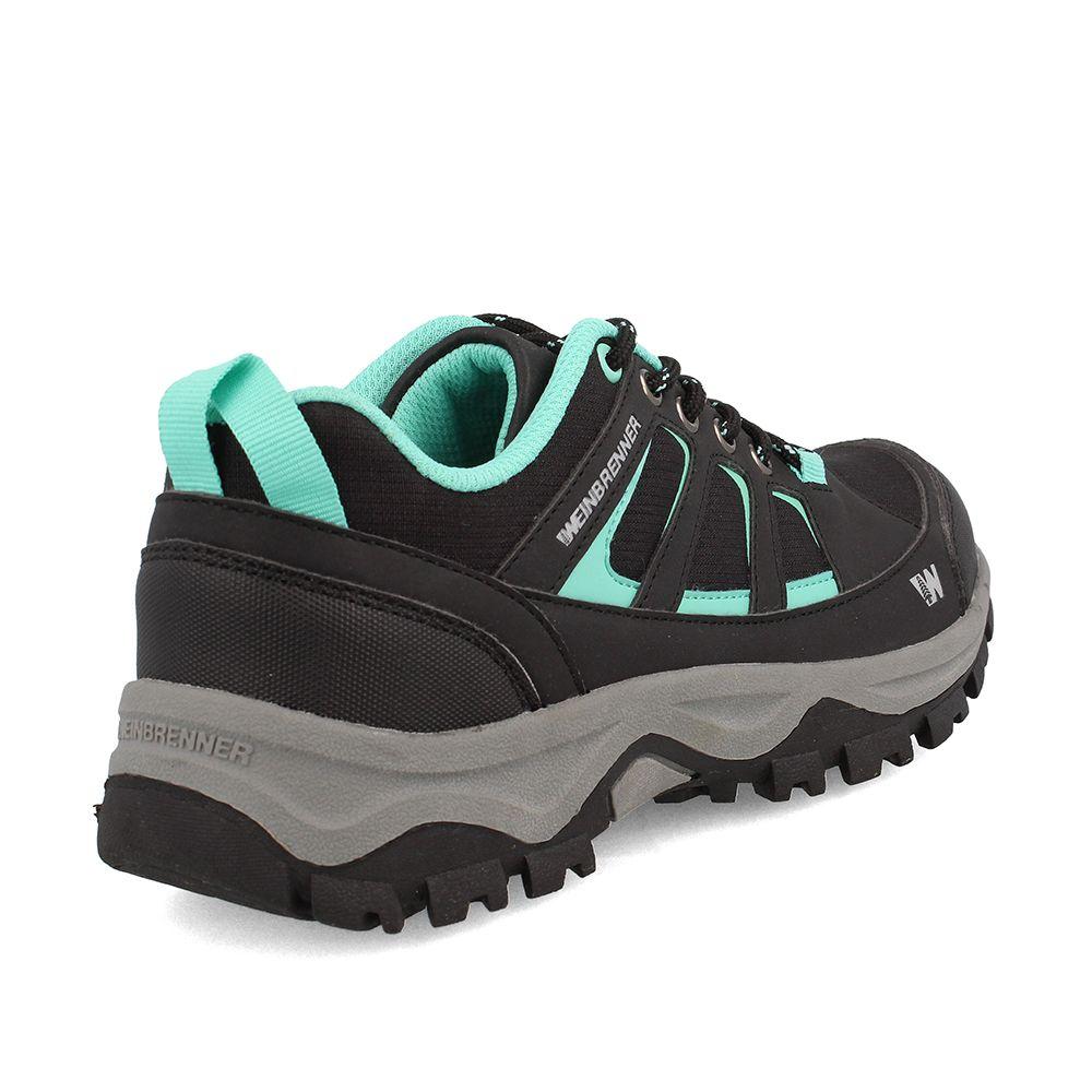 ZAPATILLA MUJER WEINBRENNER FLORIDA LOW NEGRO-VERDE CLARO-4
