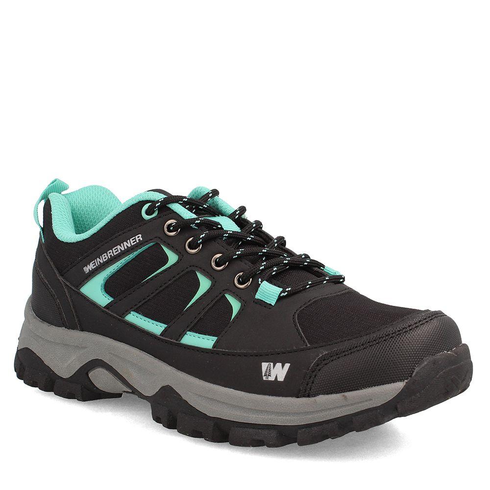ZAPATILLA MUJER WEINBRENNER FLORIDA LOW NEGRO-VERDE CLARO-1
