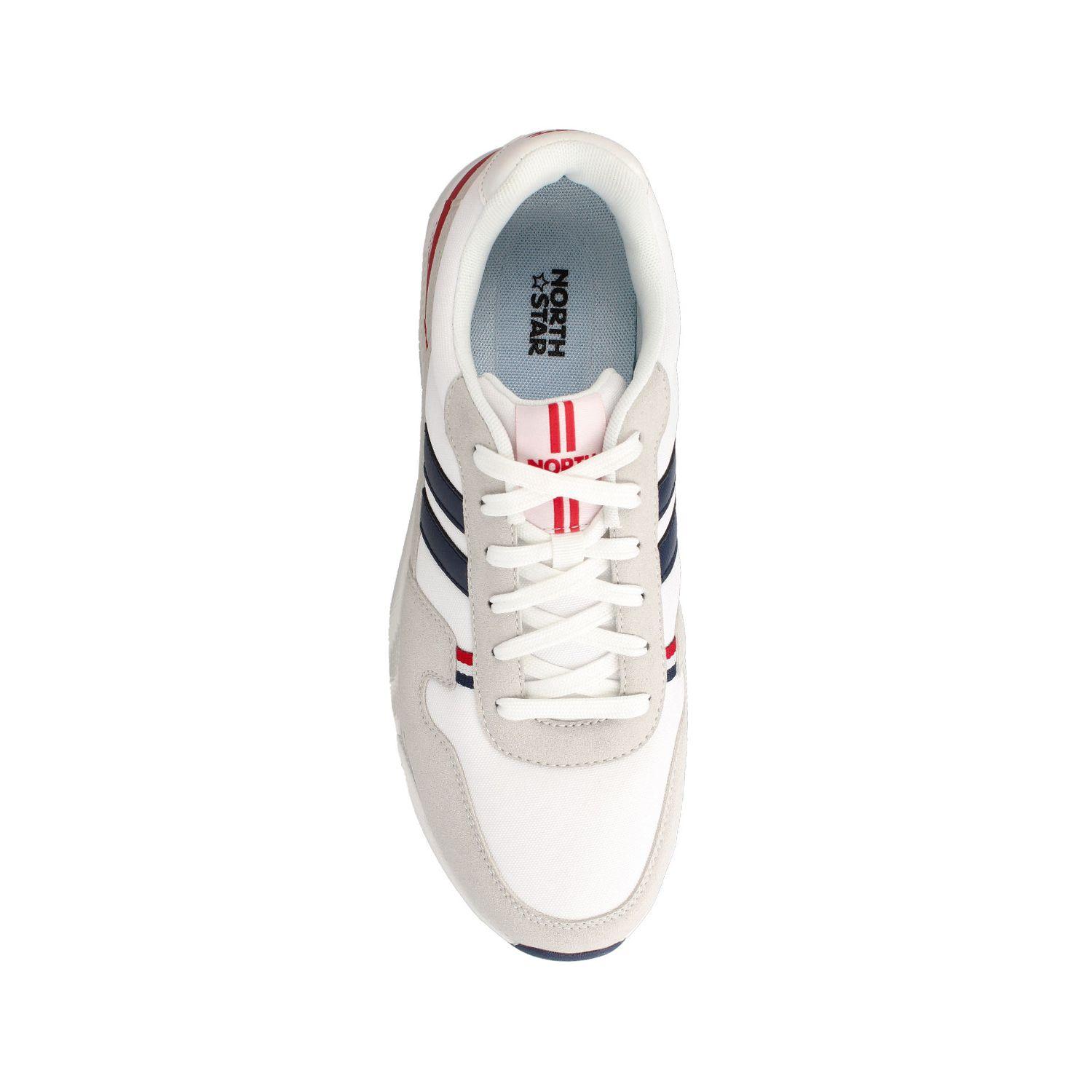 Zapatilla Hombre North Star Flag Blanco-3