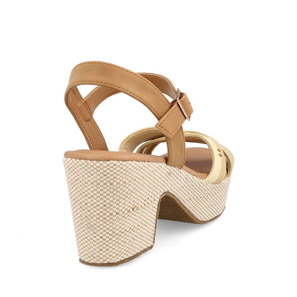 SANDALIA MUJER BATA FABIOLA MOSTAZA-AMARILLO-3