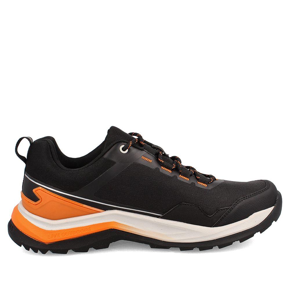 Zapatilla Hombre Weinbrenner Trekkr300 Negro-Naranja-4
