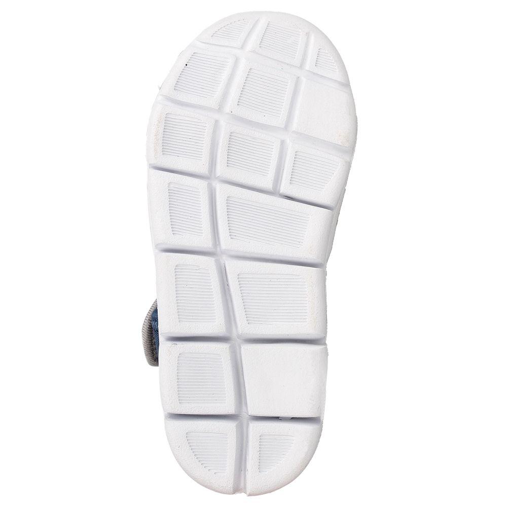 Sandalia Niño Bubblegummers Bentley Gris/Azul-6