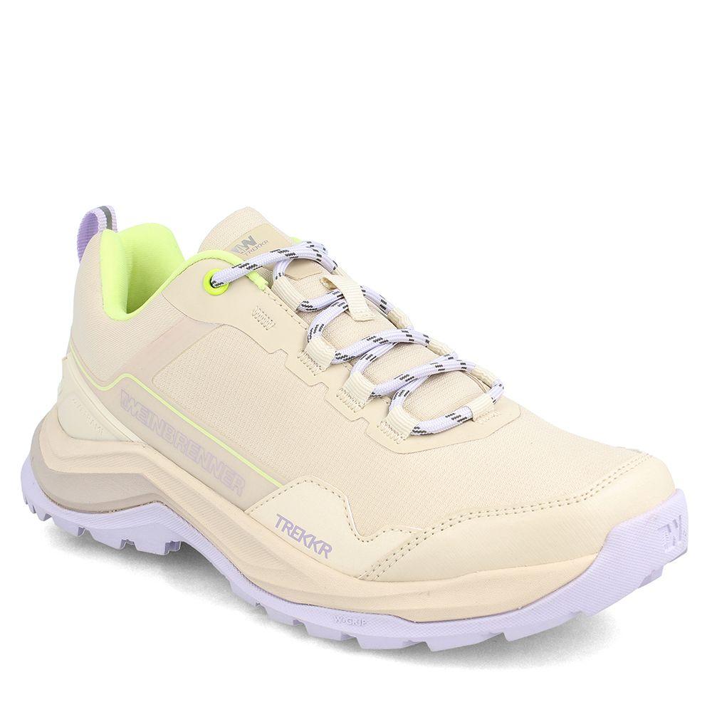 Zapatilla Mujer Weinbrenner Trekkr300 Beige-Morado-0