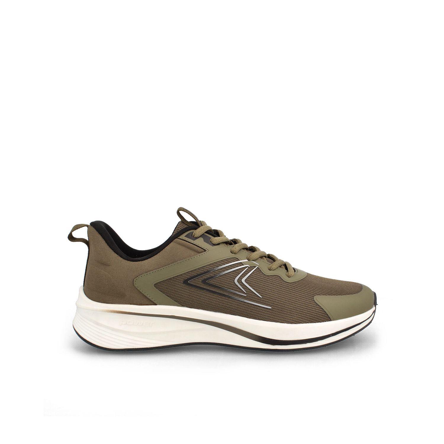 Zapatilla Hombre Power Swift Verde Militar-0