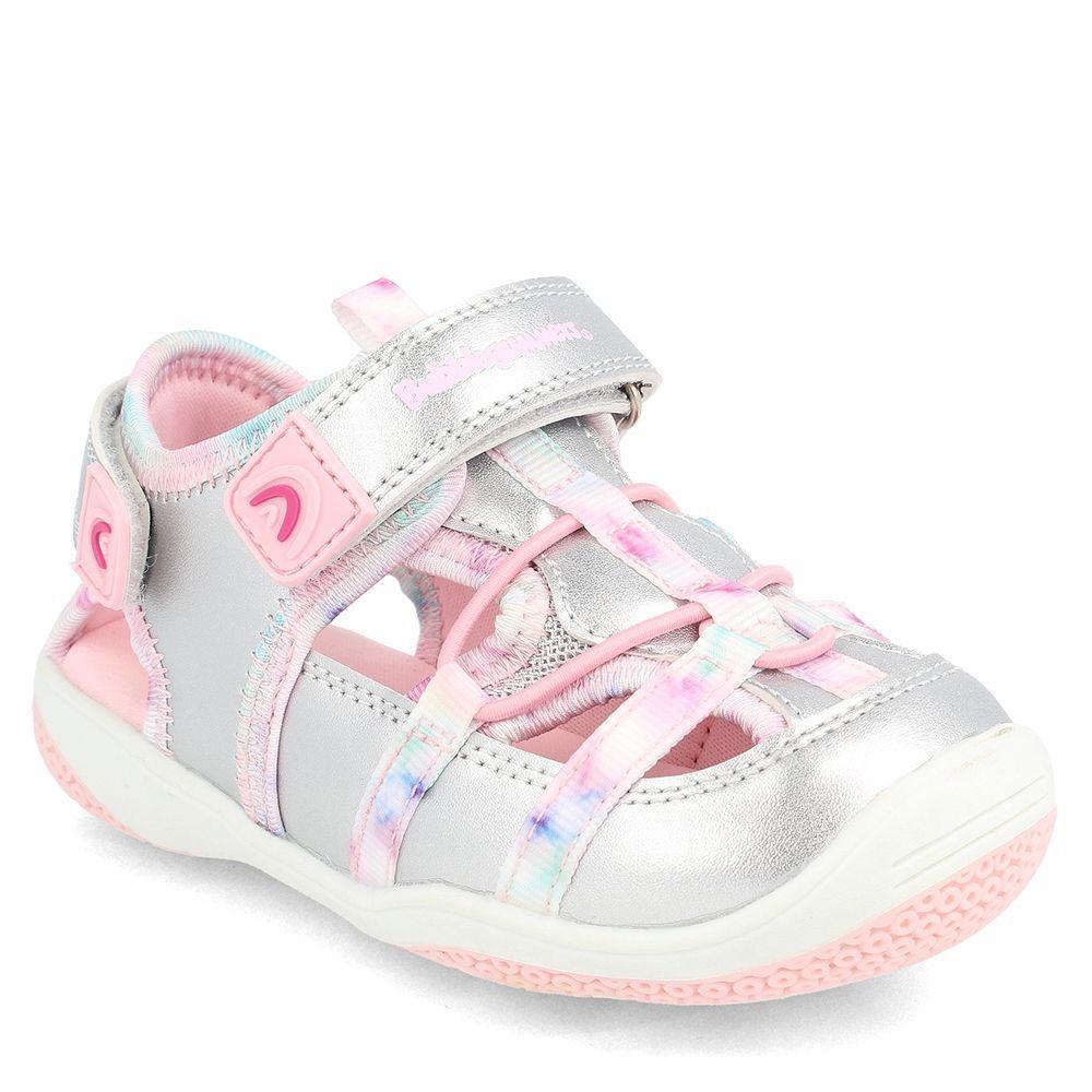 SANDALIA NIÑA BUBBLEGUMMERS CANCUN PLATEADO 22 - 25-0