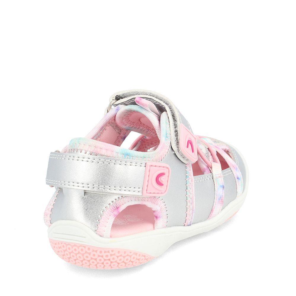 SANDALIA NIÑA BUBBLEGUMMERS CANCUN PLATEADO 22 - 25-3