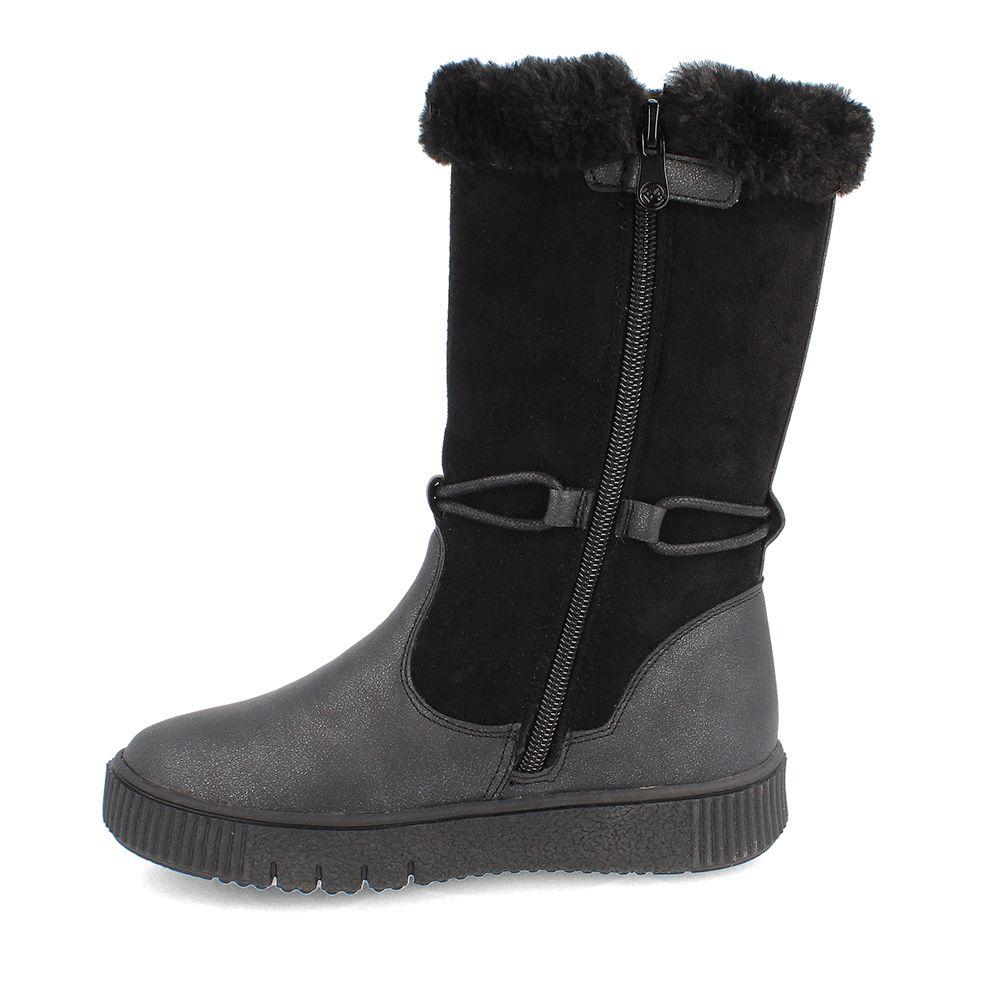 BOTA NIÑA BUBBLEGUMMERS QUEEN NEGRO 34-38-1