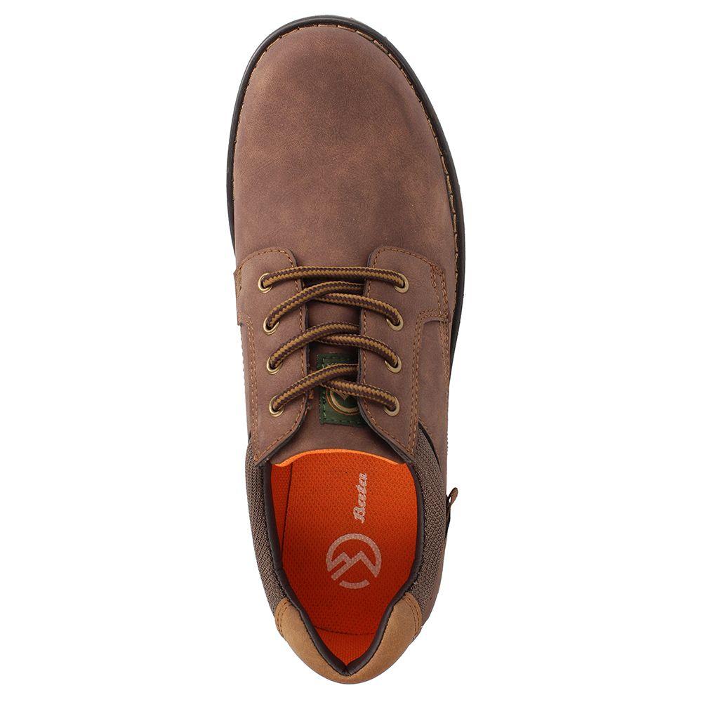 ZAPATO BATA HOMBRE PLOMO CAFÉ-5