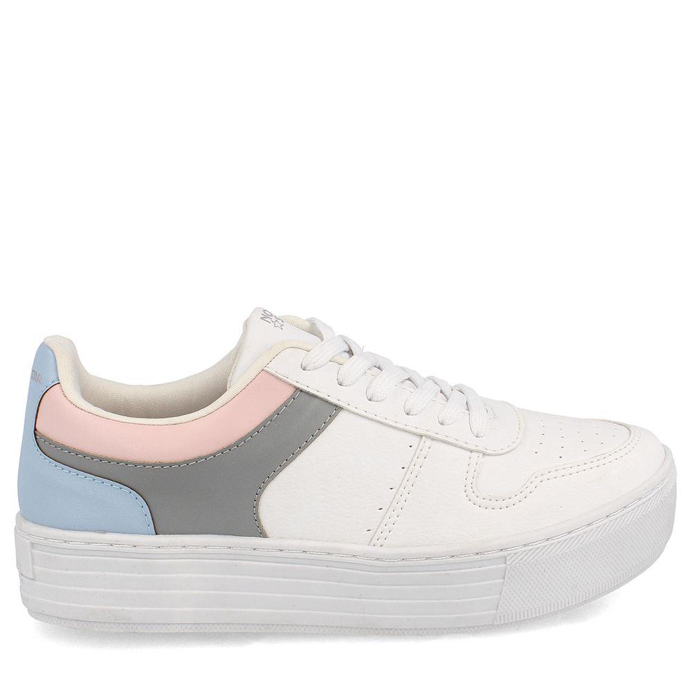 ZAPATILLA MUJER NORTH STAR RECIFE WHITE/ROSA/LIGHT BLUE/GRAY-4