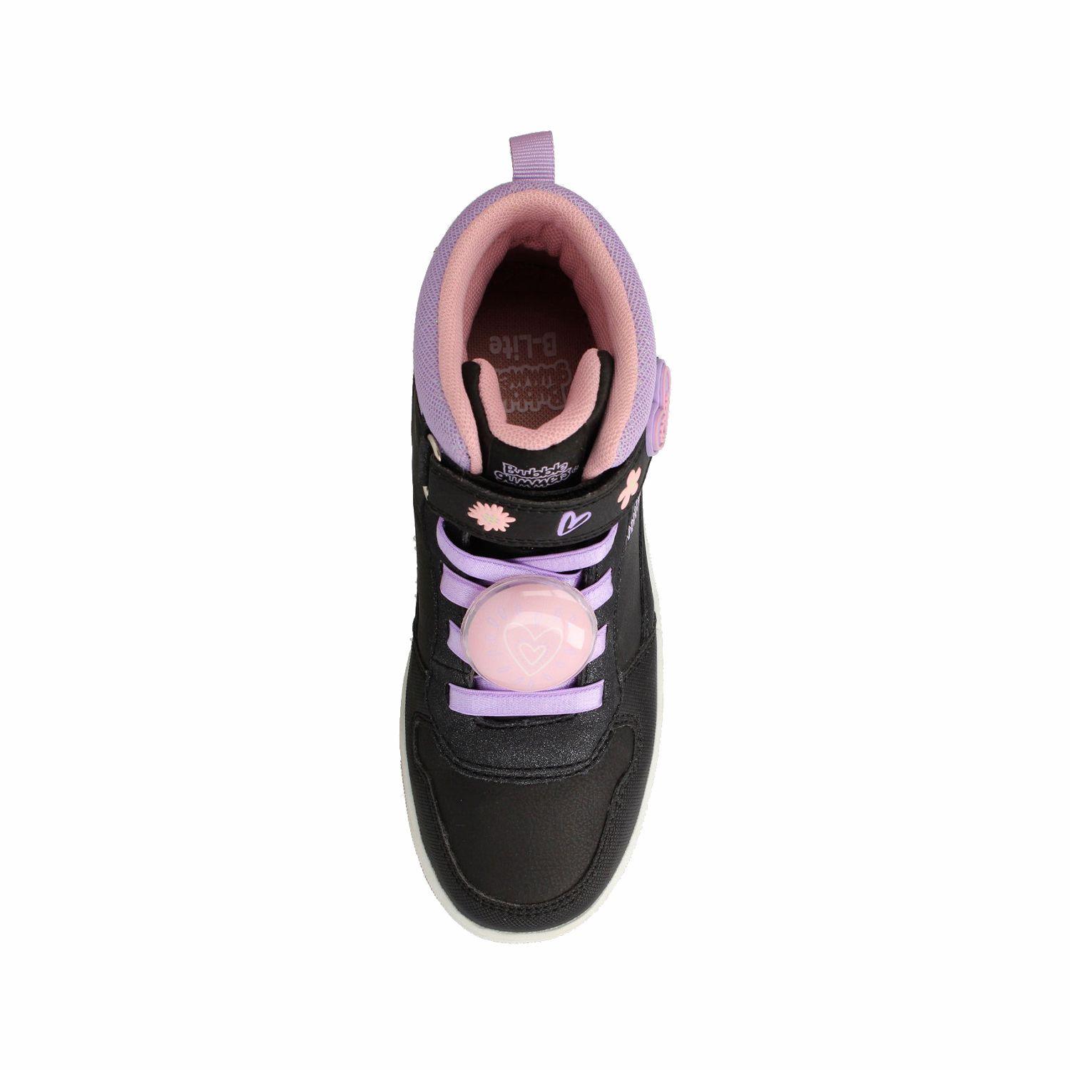 Zapatilla Niña Bubblegummers Nate Negro - Lila-3