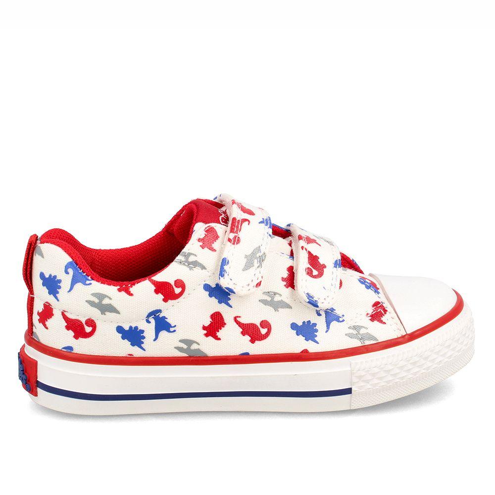 Zapatilla Niño Bubblegummers Astorga Blanco- Rojo-4