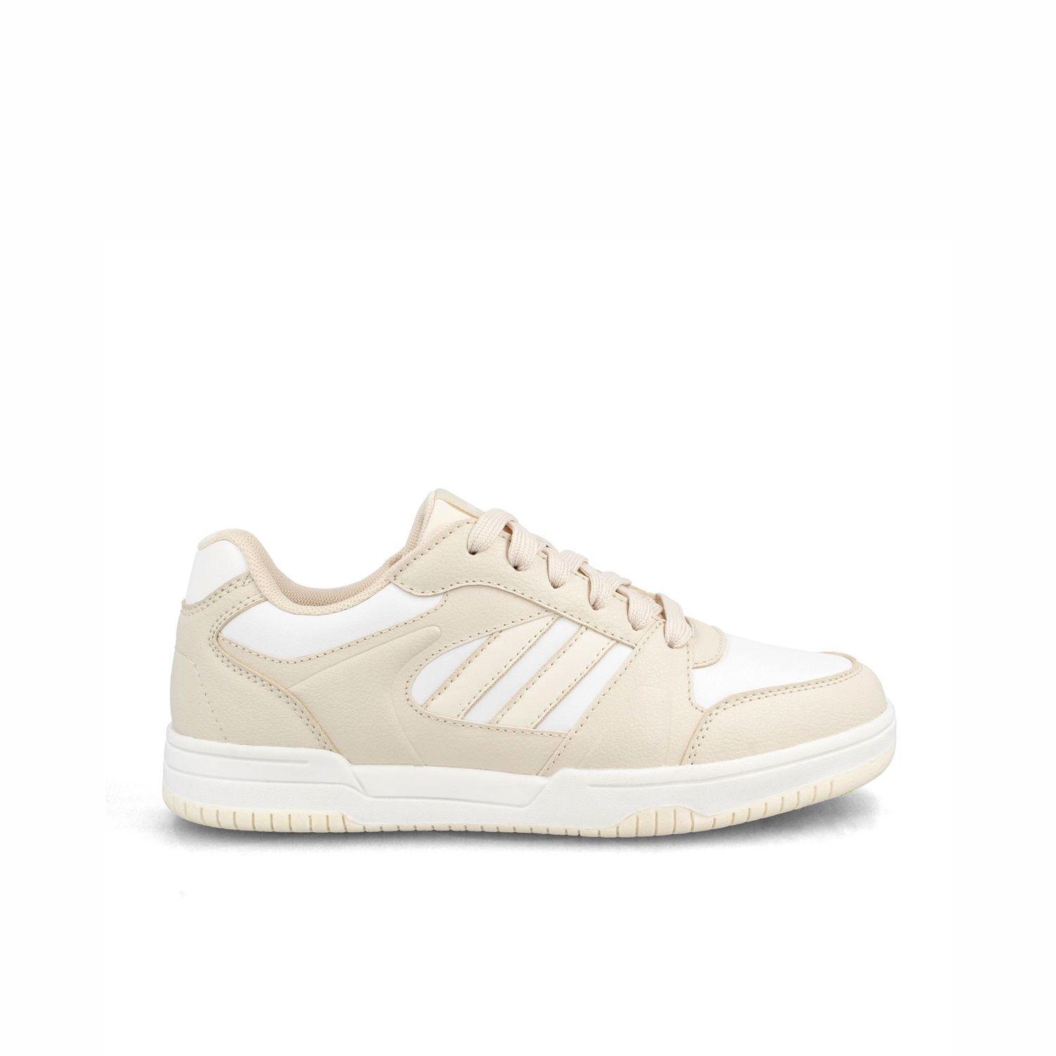 Zapatilla Mujer North Star Hem Beige - Blanco-0