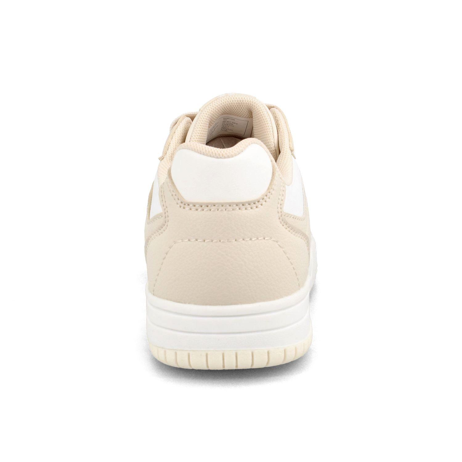 Zapatilla Mujer North Star Hem Beige - Blanco-2