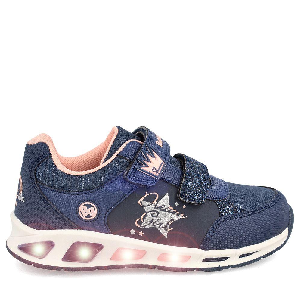 ZAPATILLA NIÑA BUBBLEGUMMERS ARAGON AZUL MARINO 30-33-7