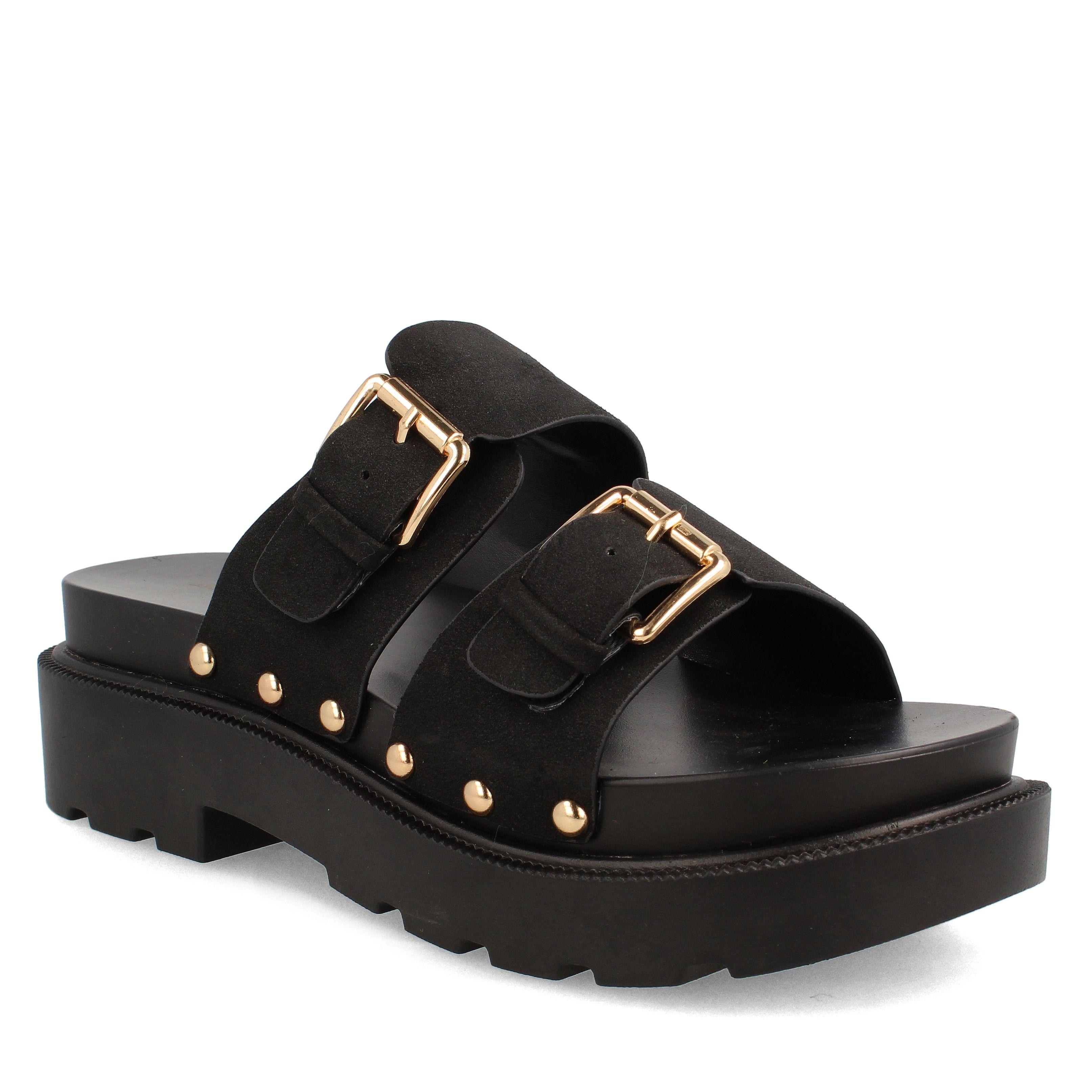 Sandalia Mujer Bata Mercury Negro-0