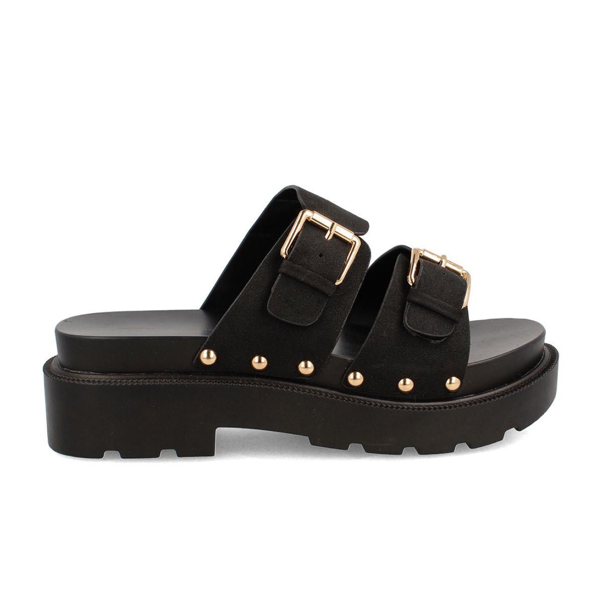 Sandalia Mujer Bata Mercury Negro-0
