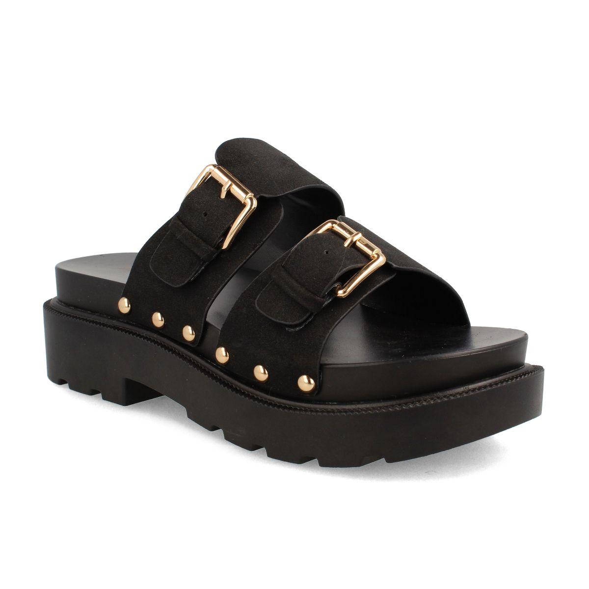 Sandalia Mujer Bata Mercury Negro-1