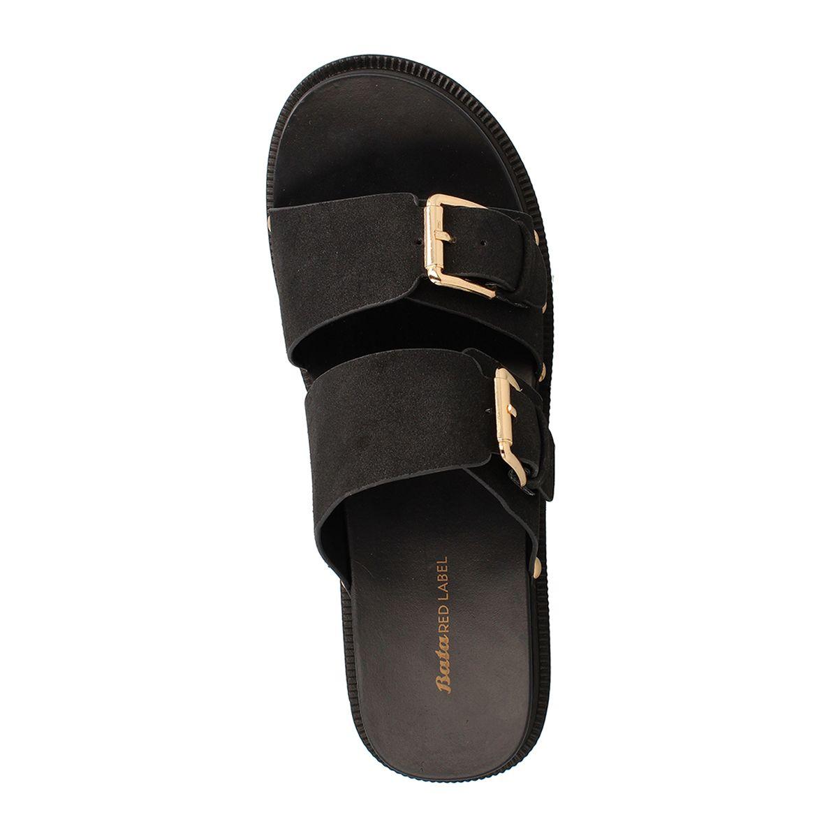Sandalia Mujer Bata Mercury Negro-5