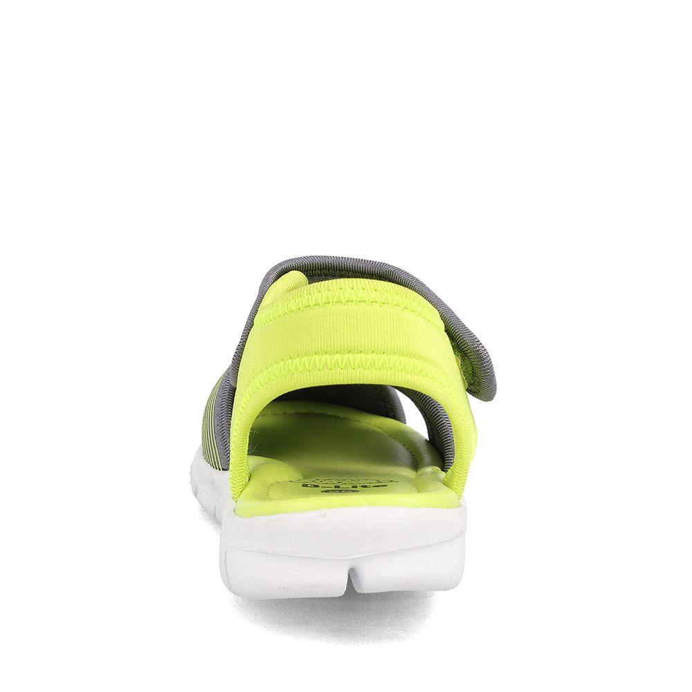 Sandalia  Niño Bubblegummers Bentley Gris-Amarillo-2