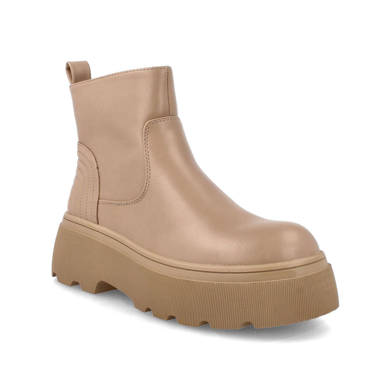 Botín Mujer Bata Ona Taupe-1
