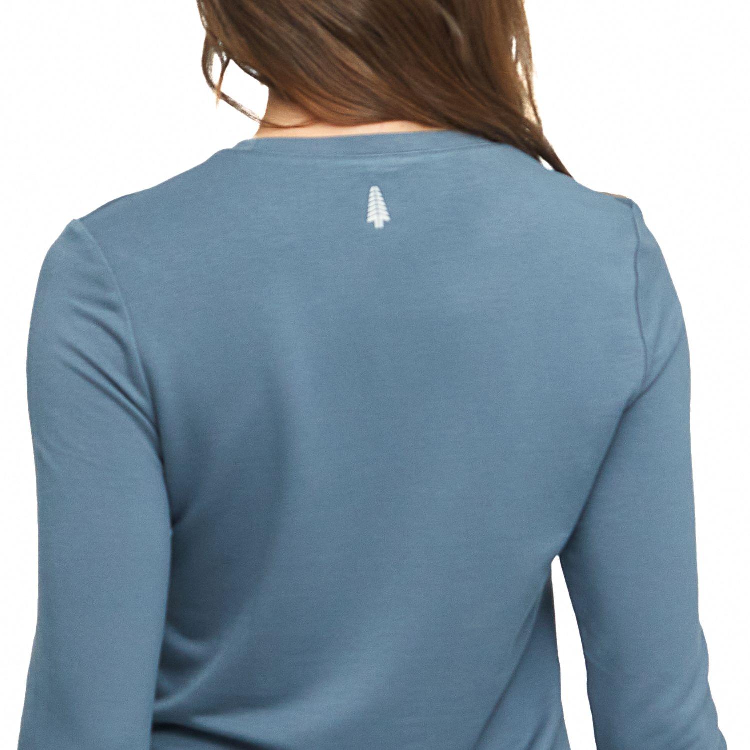 POLERA MANGA LARGA MUJER WEINBRENNER CALGARY AZÚL - GRIS-4