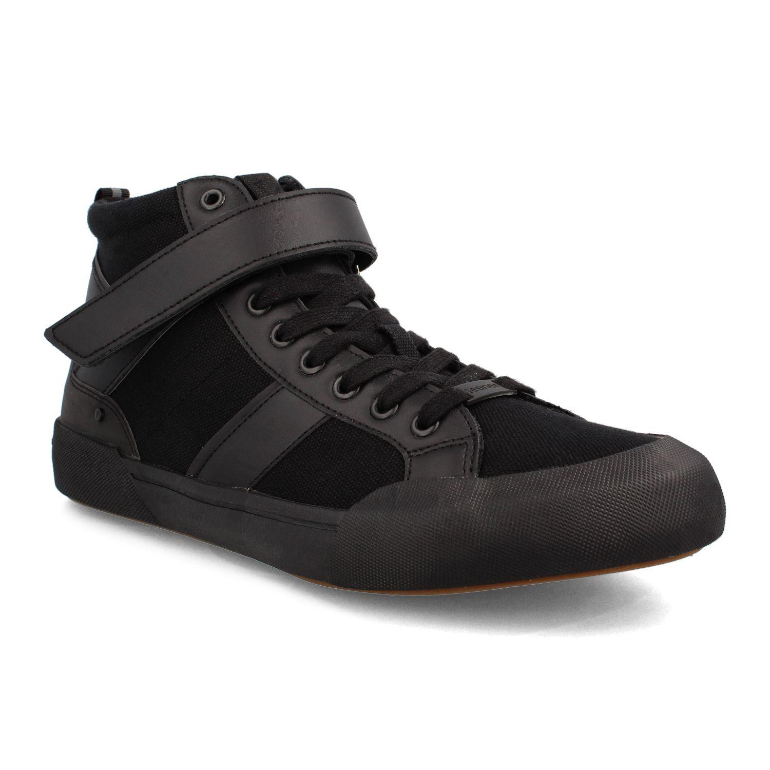 Zapatilla Escolar Niño Teener Tribu Negro Caña-1