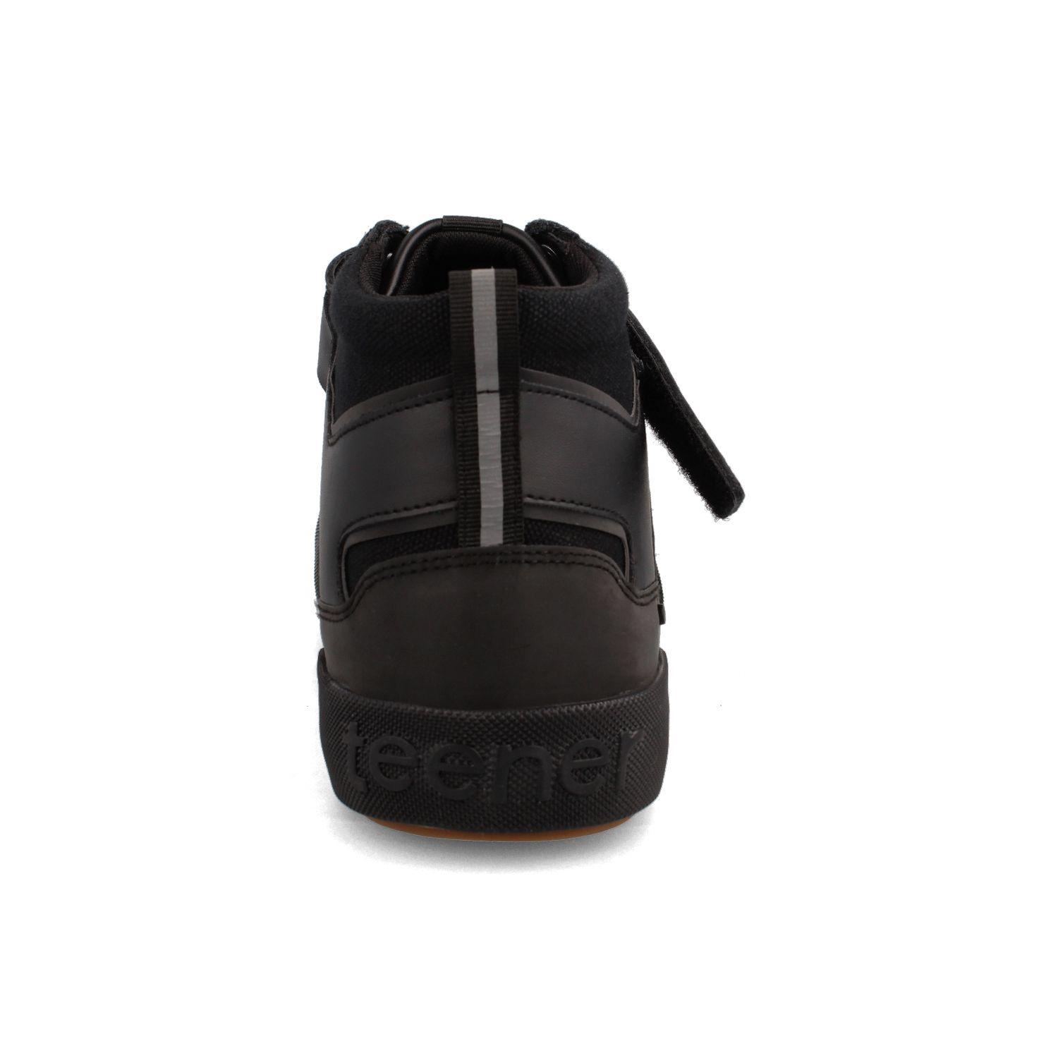 Zapatilla Escolar Niño Teener Tribu Negro Caña-2