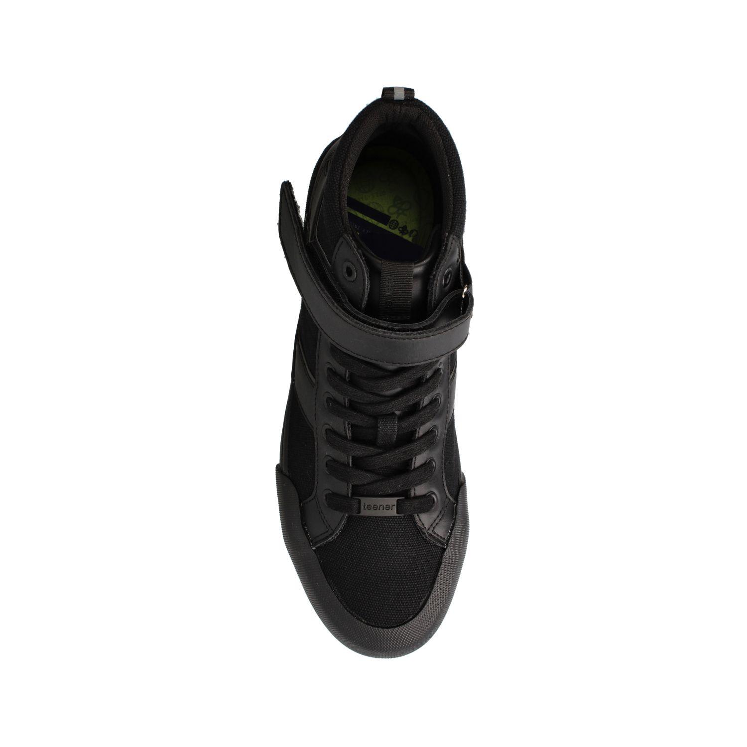Zapatilla Escolar Niño Teener Tribu Negro Caña-3