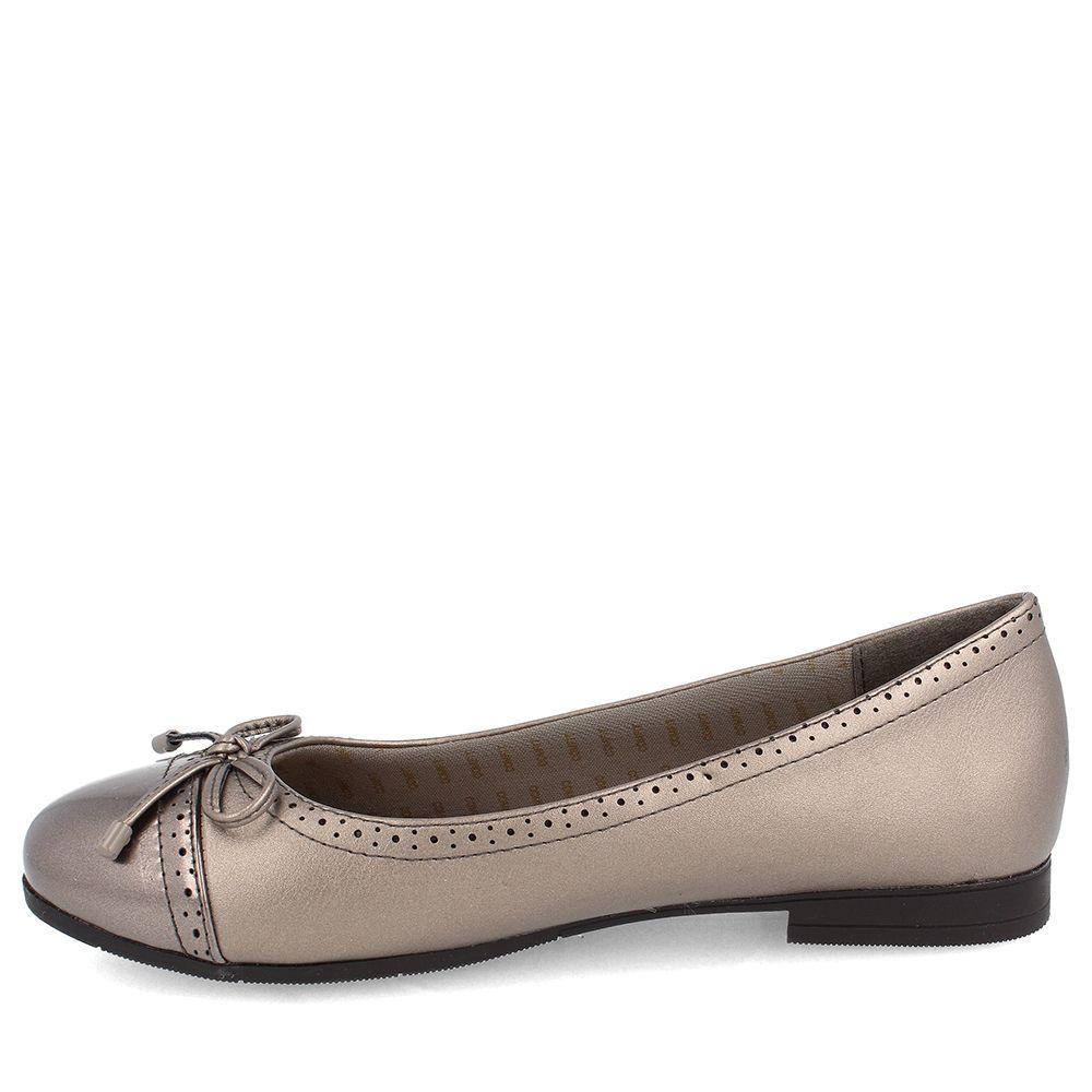 BALLERINA MUJER BATA CLAUDINE PLATEADO-1