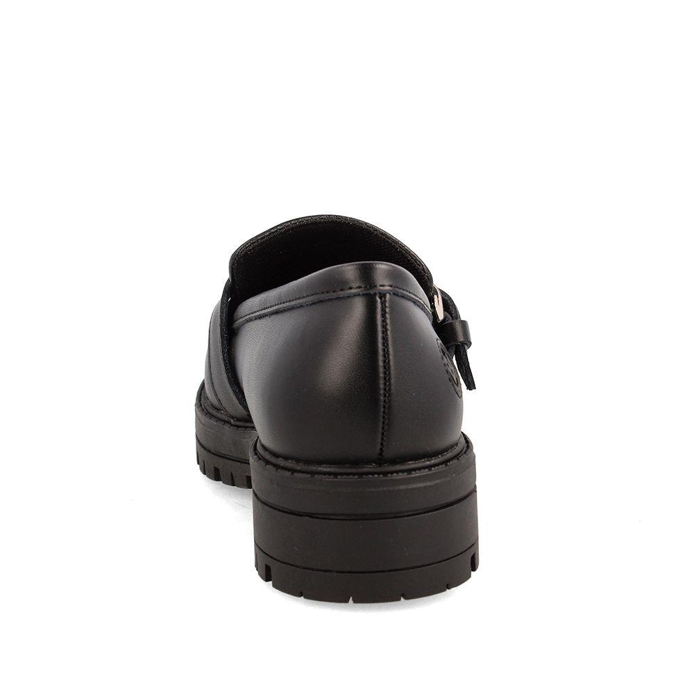 Mocasín Escolar Niña Bubblegummers Candela Hebilla Negro-2