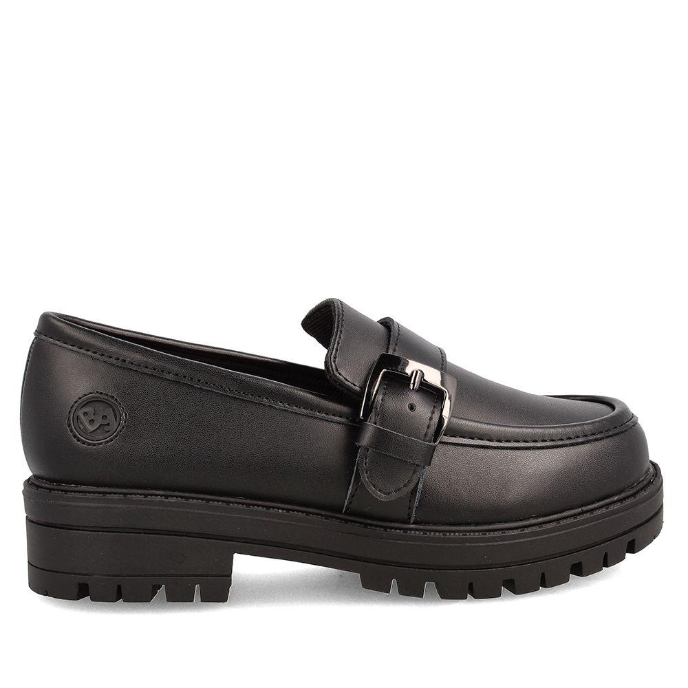 Mocasín Escolar Niña Bubblegummers Candela Hebilla Negro-4