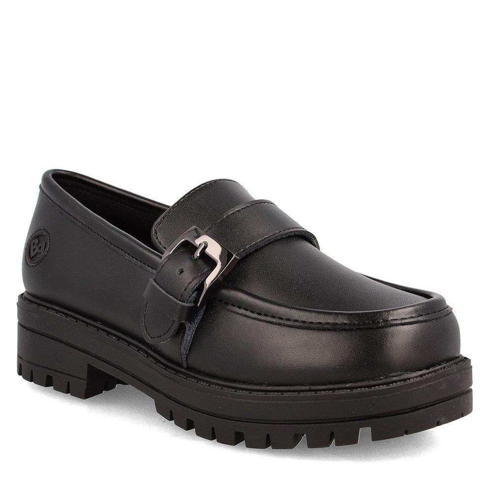 Mocasín Escolar Niña Bubblegummers Candela Hebilla Negro-1