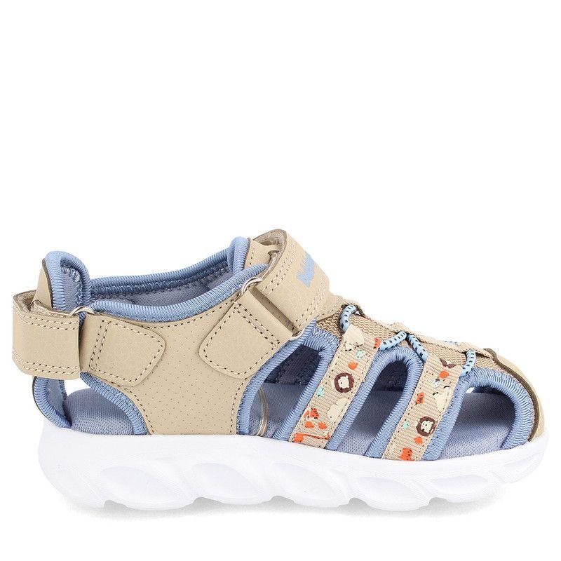 SANDALIA NIÑO BUBBLEGUMMERS MANCORA BEIGE 22 - 25-4