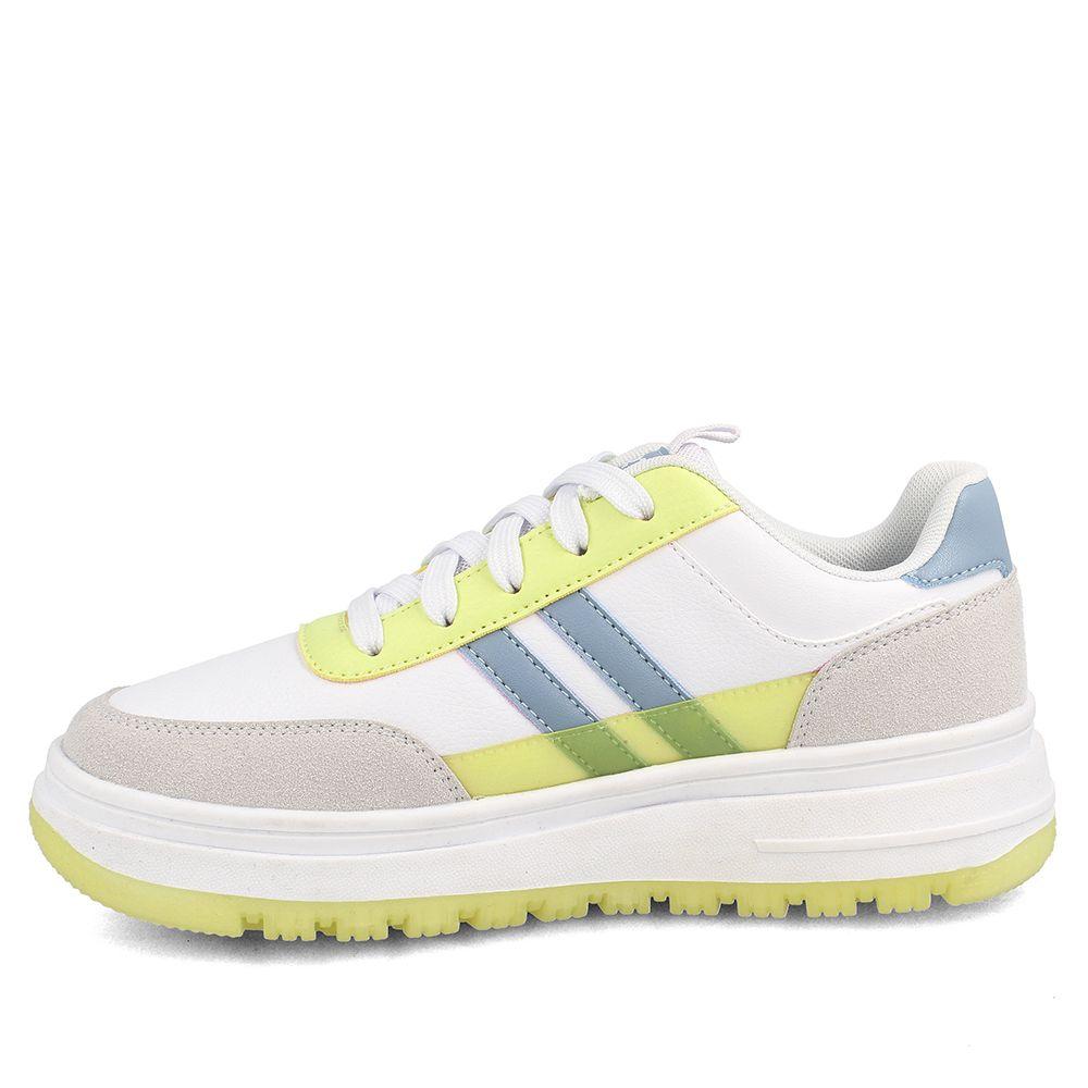 Zapatilla Mujer North Star Turk Blanco-Amarillo-4