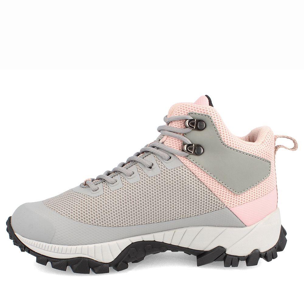 BOTÍN OUTDOOR MUJER WEINBRENNER HIMALAYA MID GRIS - ROSADO-1