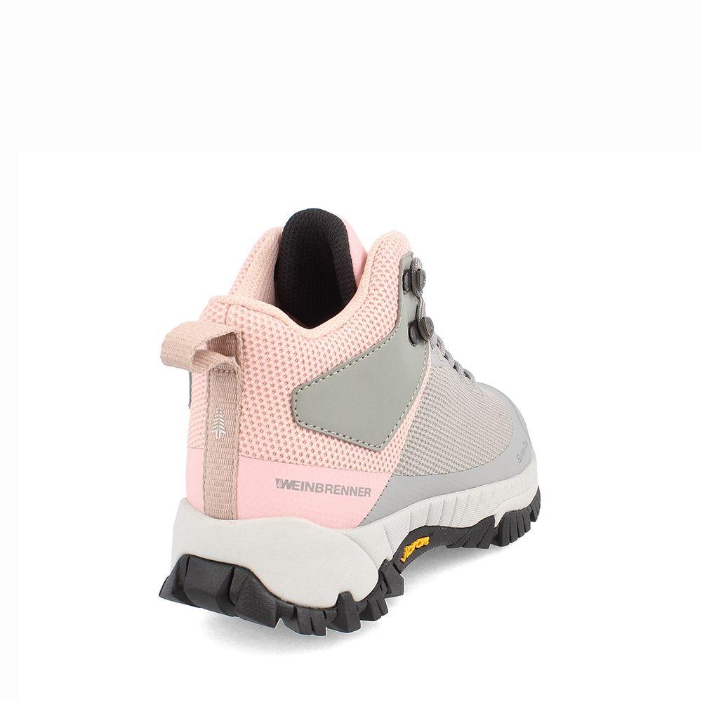 BOTÍN OUTDOOR MUJER WEINBRENNER HIMALAYA MID GRIS - ROSADO-3