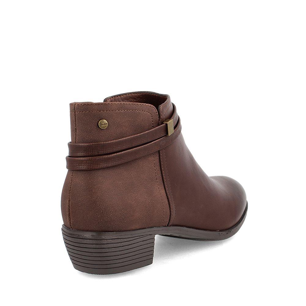 Botín Mujer Bata Sarita Cafe-3