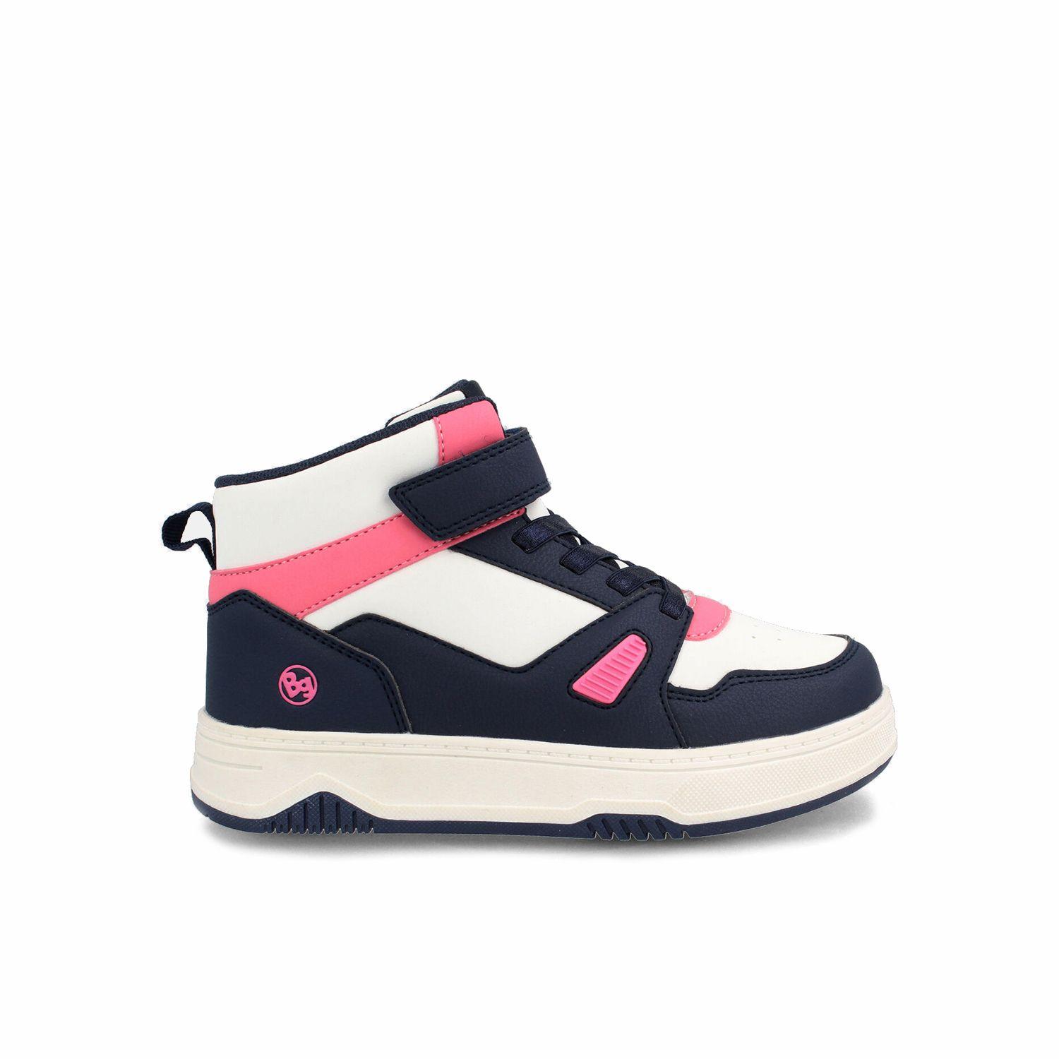 Zapatilla Niña Bubblegummers Centennial Azul Marino - Blanco-0