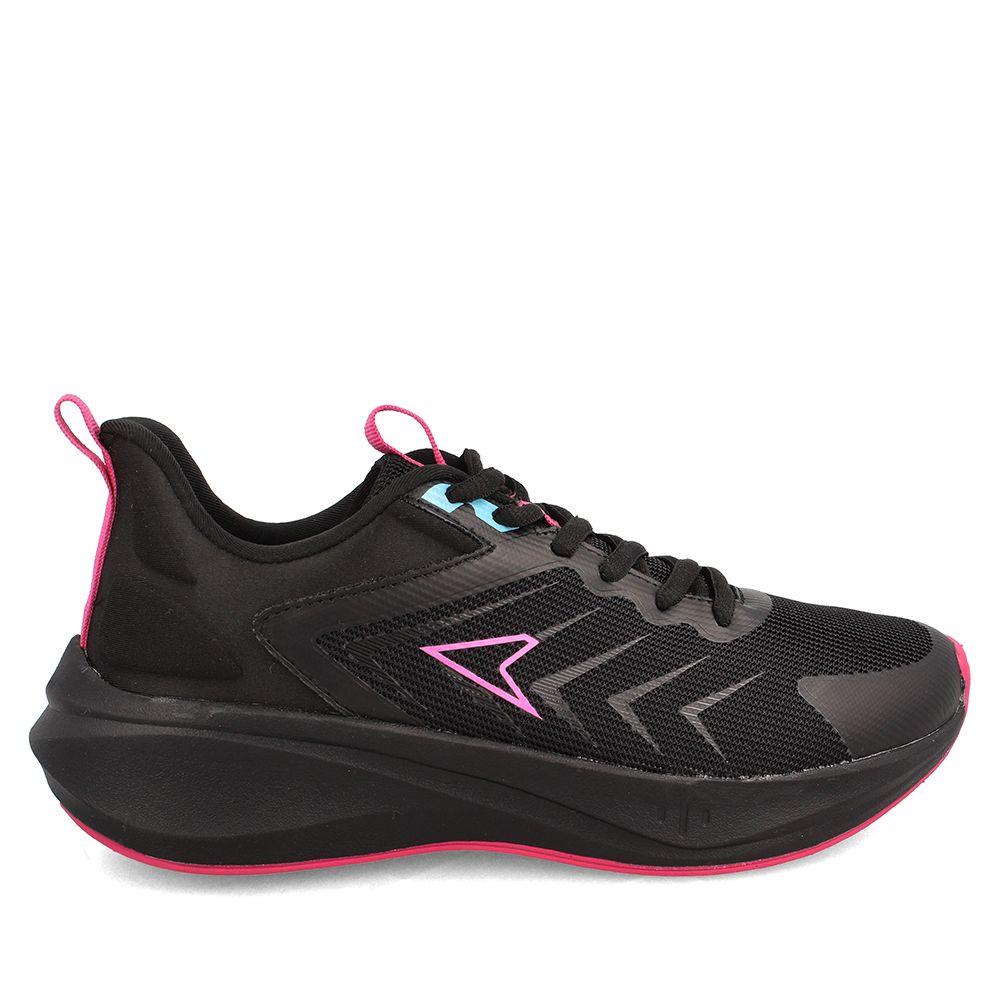 Zapatilla Mujer Power Swift Negro-Rosado-4