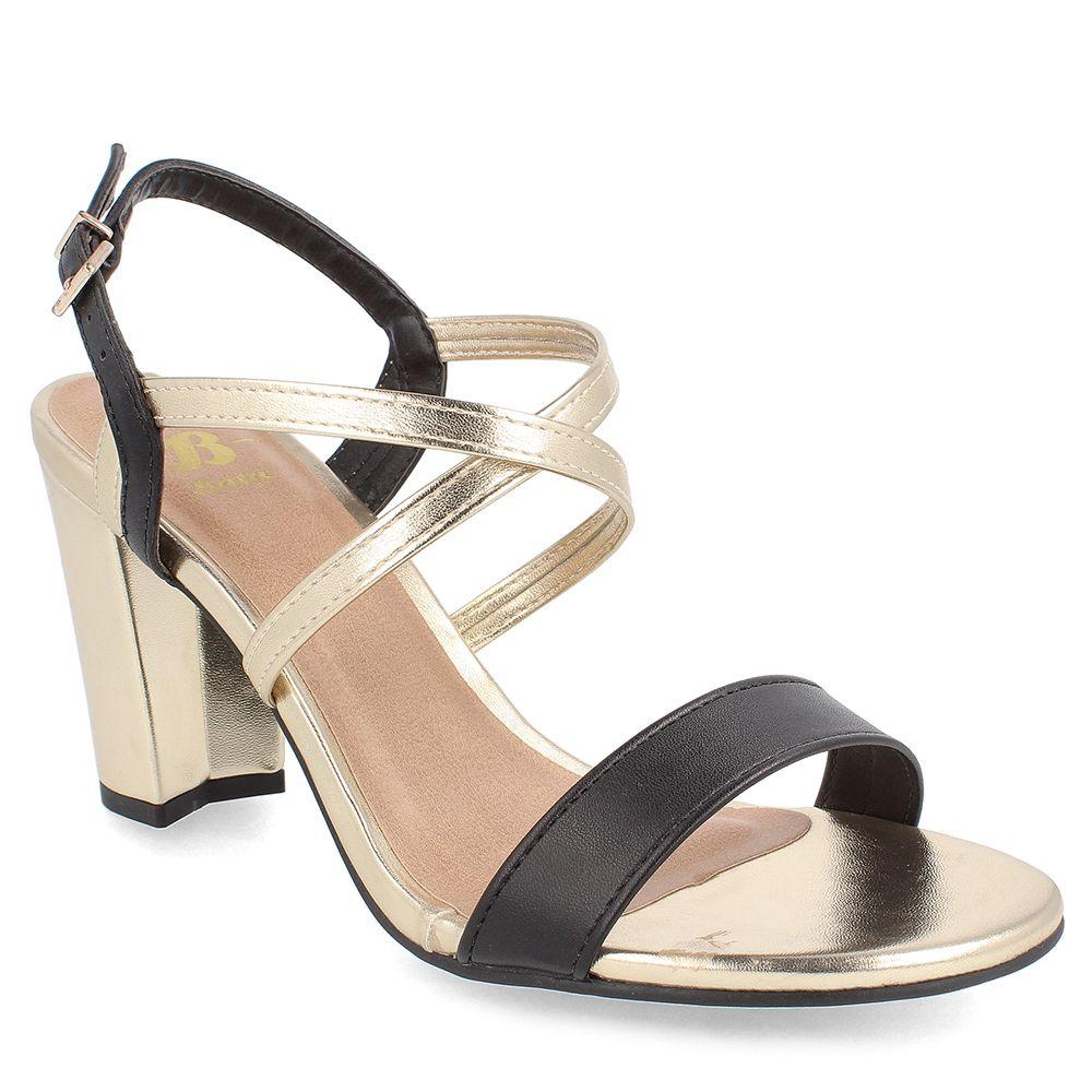 SANDALIA MUJER BATA RED LABEL DAMAS GOLD-0