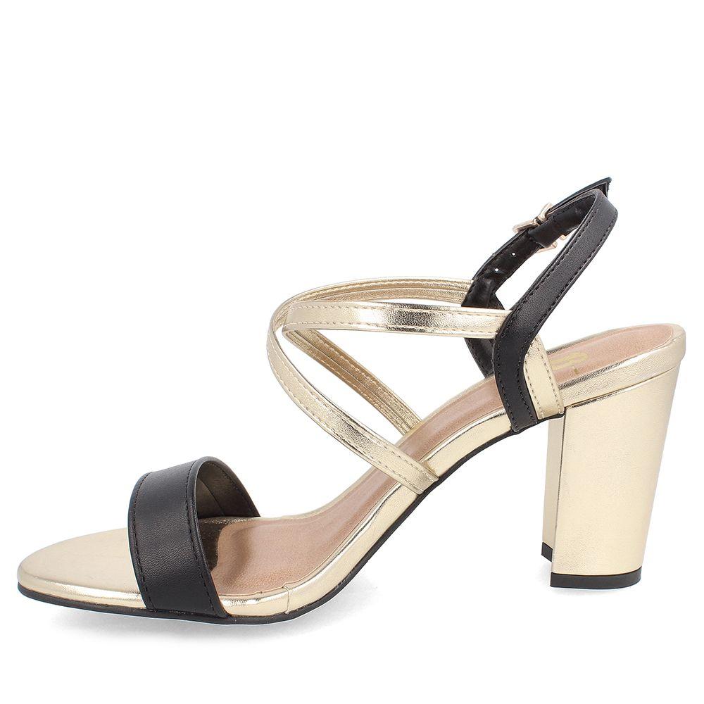 SANDALIA MUJER BATA RED LABEL DAMAS GOLD-1