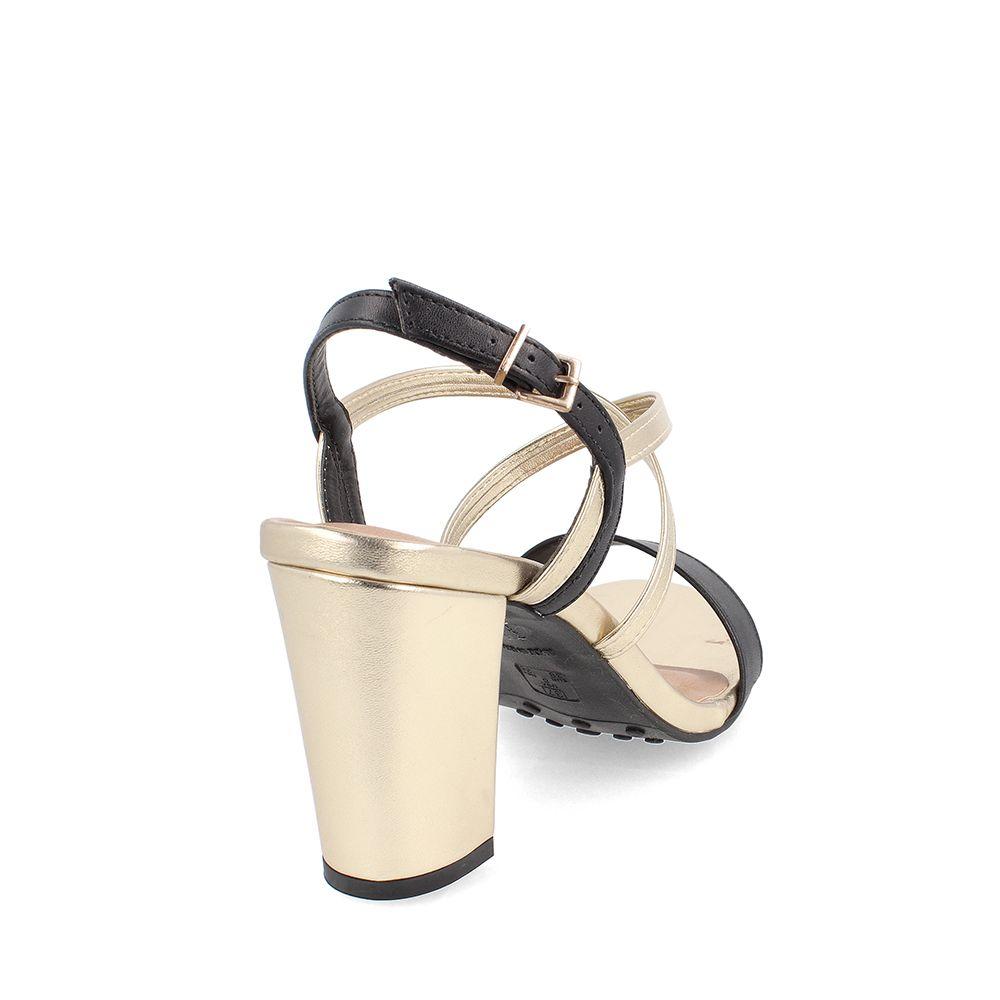 SANDALIA MUJER BATA RED LABEL DAMAS GOLD-3