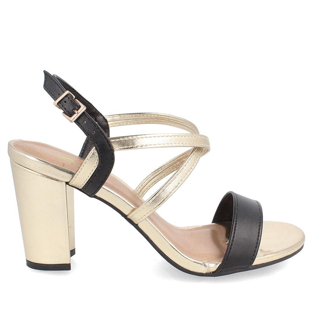 SANDALIA MUJER BATA RED LABEL DAMAS GOLD-4