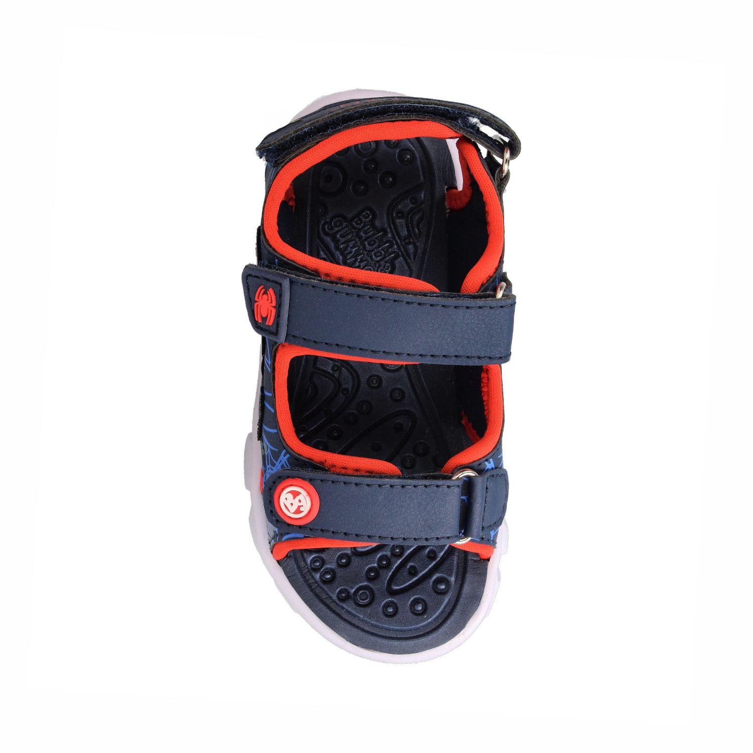 Sandalia  Niño Bubblegummers Spiderman/Flint Azul Marino - Rojo-3
