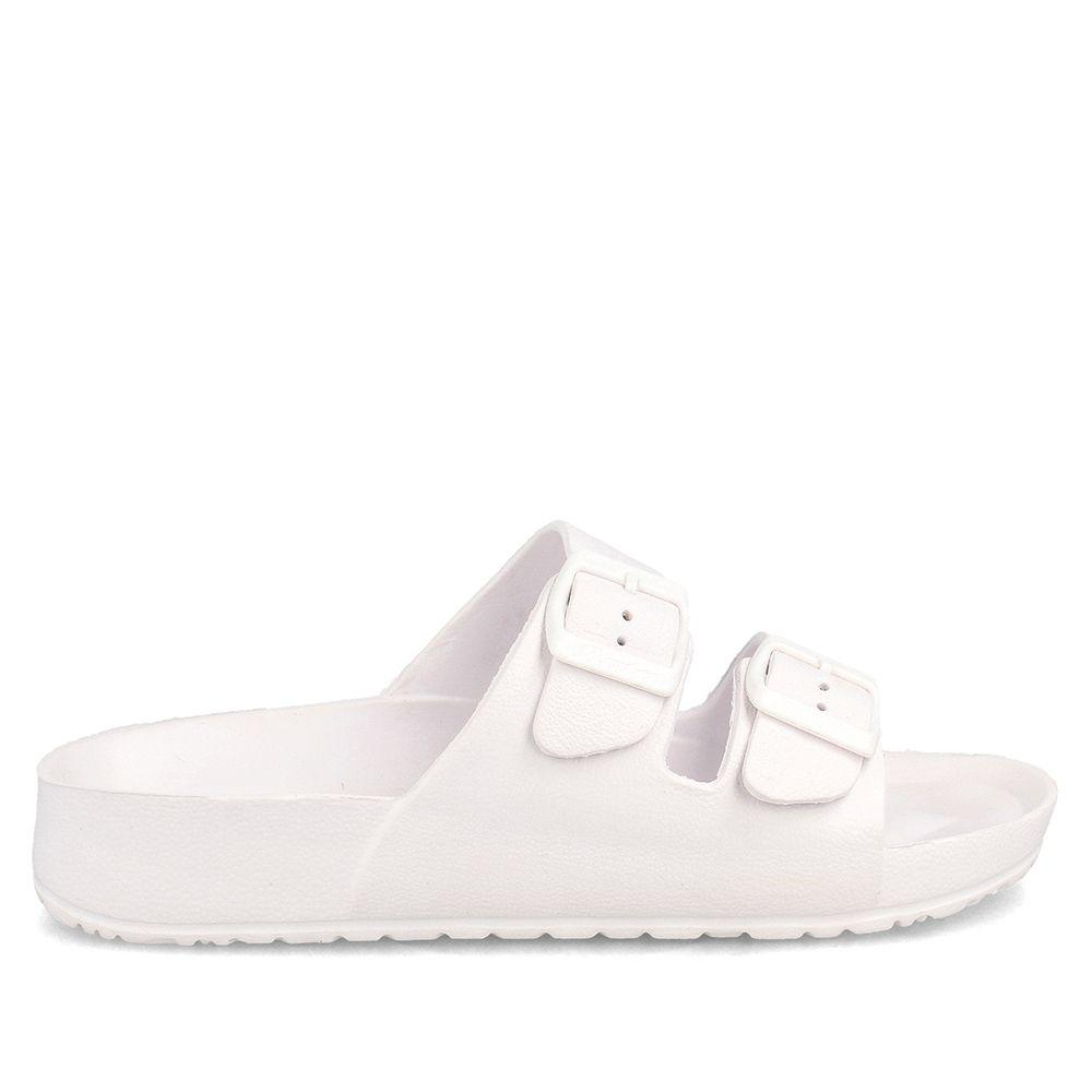 SANDALIA MUJER BATA B BLANCO-4