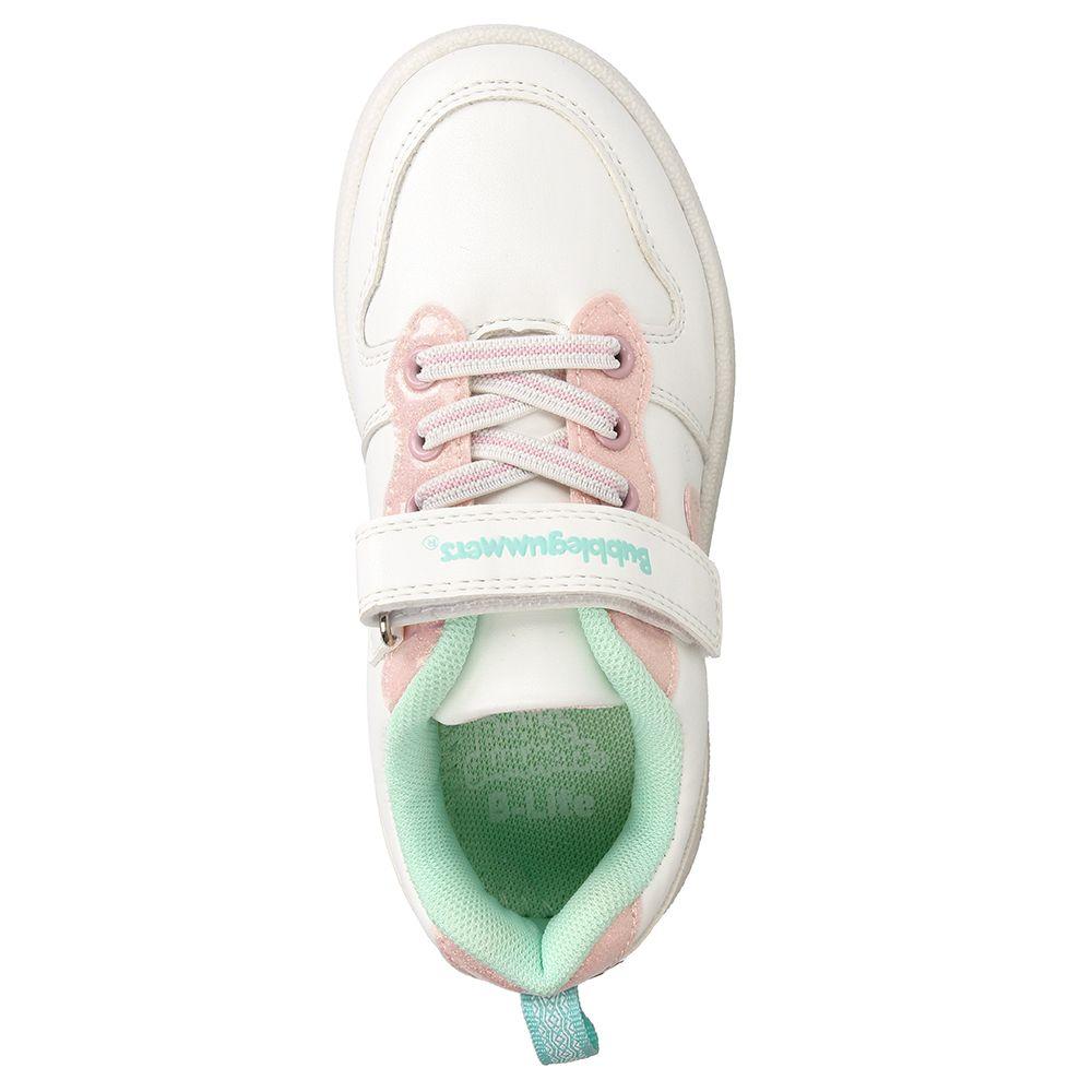 Zapatilla Niña Bubblegummers Clavel Blanco II-5